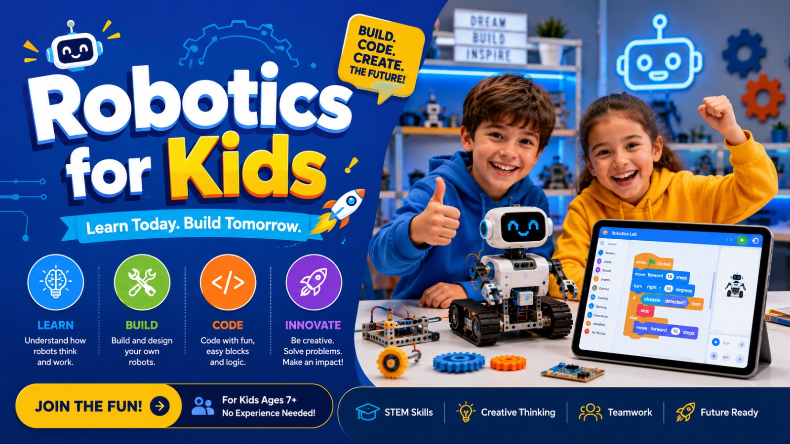 Robotics للأطفال